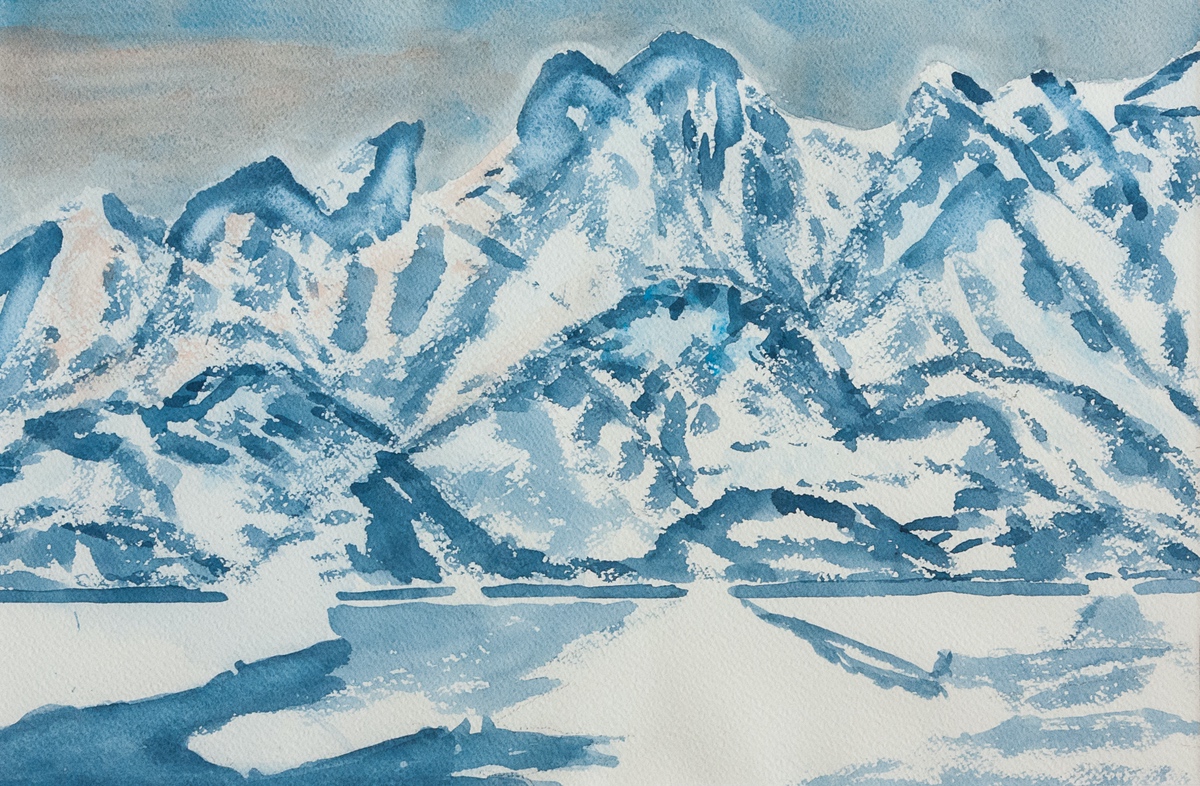 Liefdefjorden. Svalbard, 50 x 61, (088)