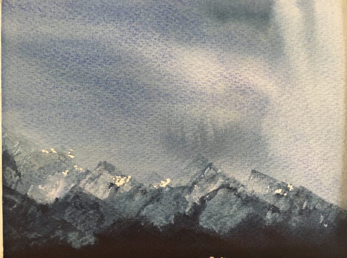 Blå bjerge 26 x 19 (194)